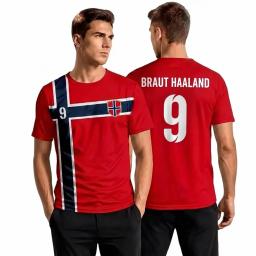 Norge Fantröja Nr 9 Haaland VM 2026