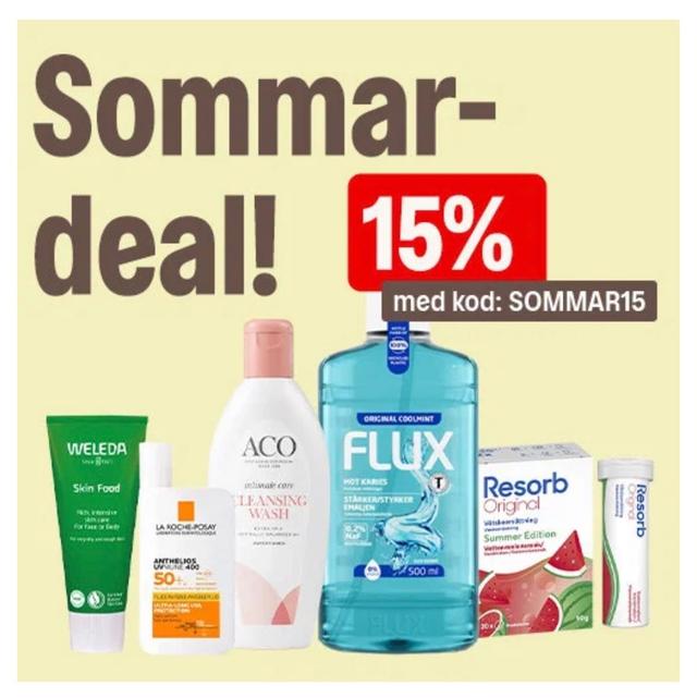 15% rabatt på Apotea