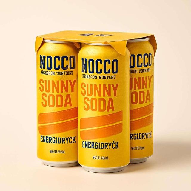 NOCCO Sunny Soda 4-pack Energidryck