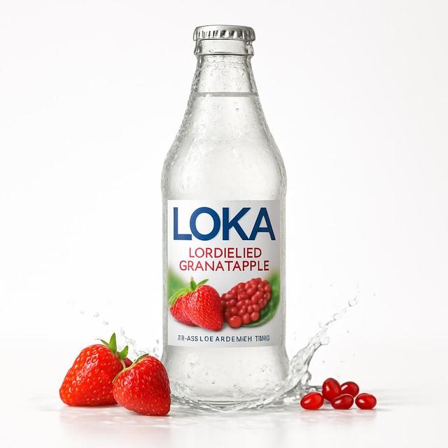 Loka Jordgubb Granatäpple 330 ml