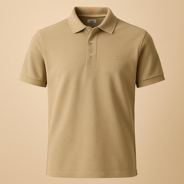 Morris New Piqué Khaki Beige Polo