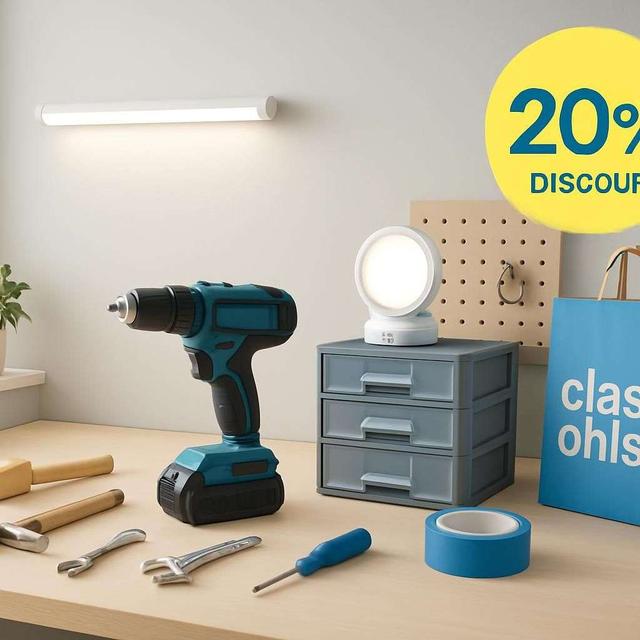 20 % hos Clas Ohlson.