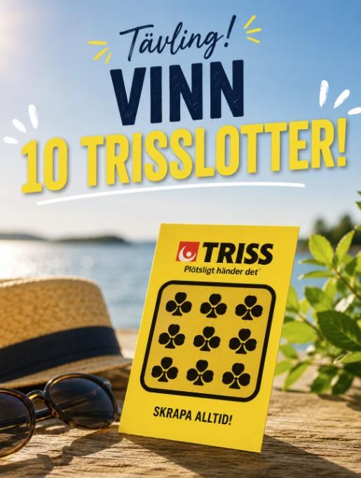 🌞 Sommartävling - vinn 10 trisslotter!
