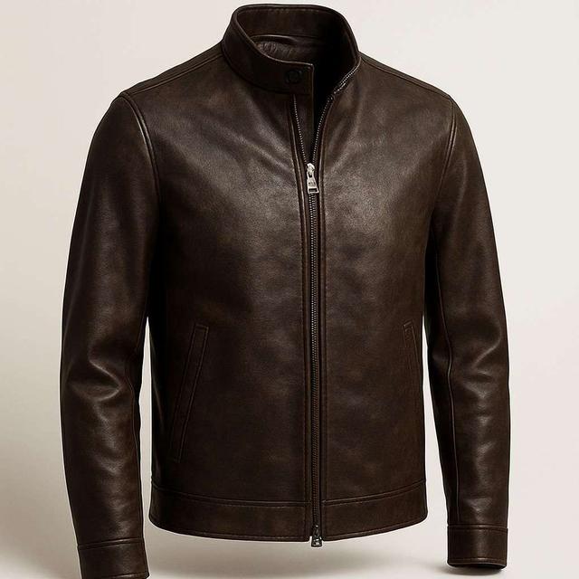 Massimo Dutti Worn Effect Skinnjacka