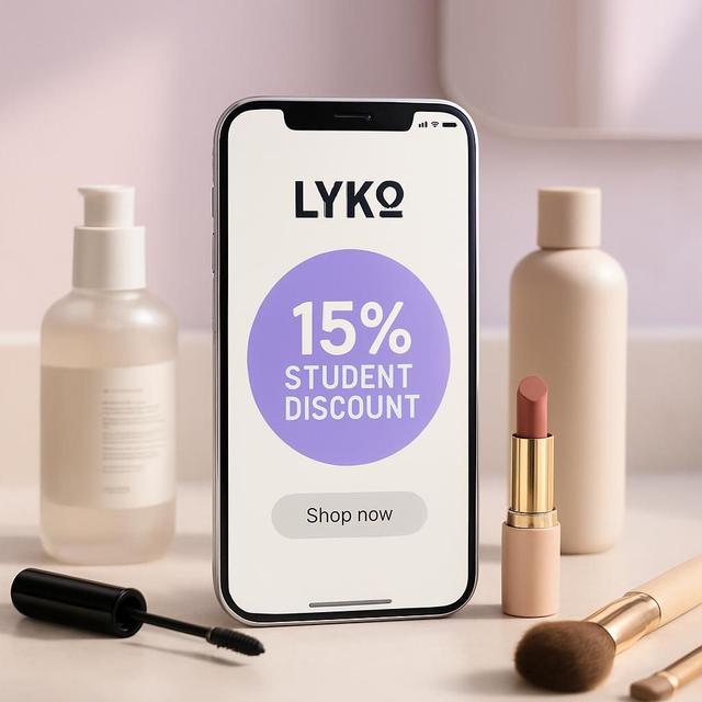 Studentrabatt och exklusiva erbjudanden hos Lyko