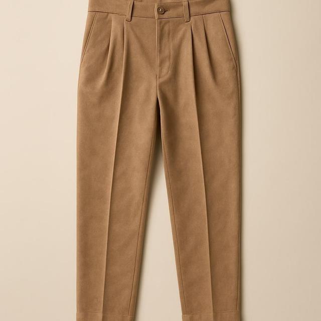 Pull&Bear Regular Veckad Mockabyxa 'PACIFIC'