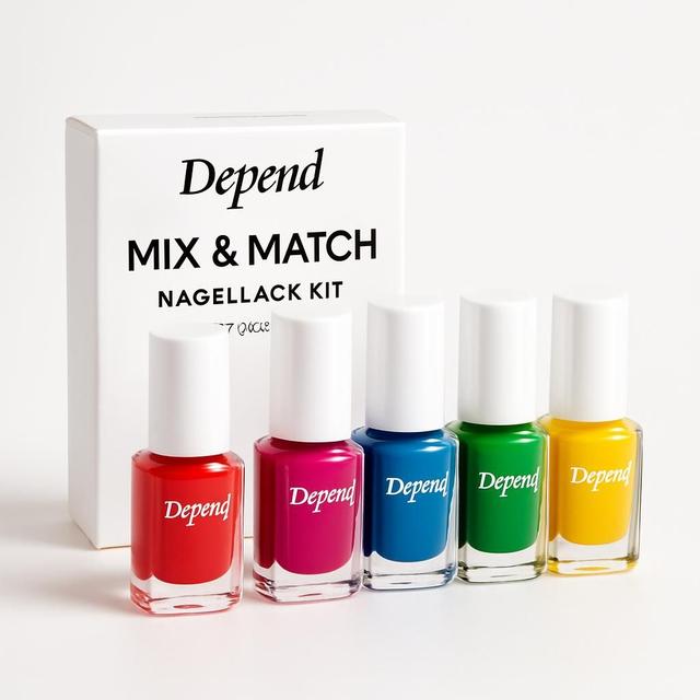 Depend Mix & Match Nagellack Kit 5-pack
