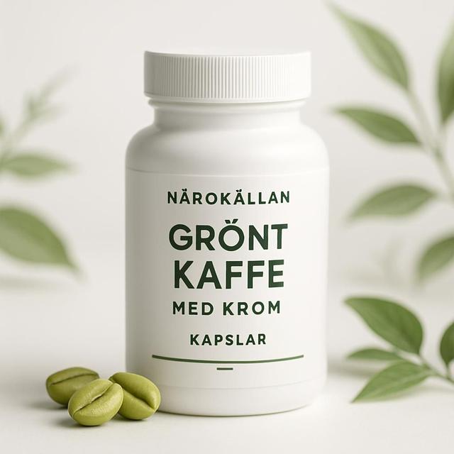 Närokällan Grönt Kaffe med Krom Kapslar