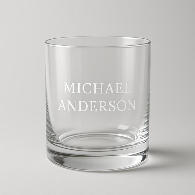 Personligt Graverat Drinkglas med Text