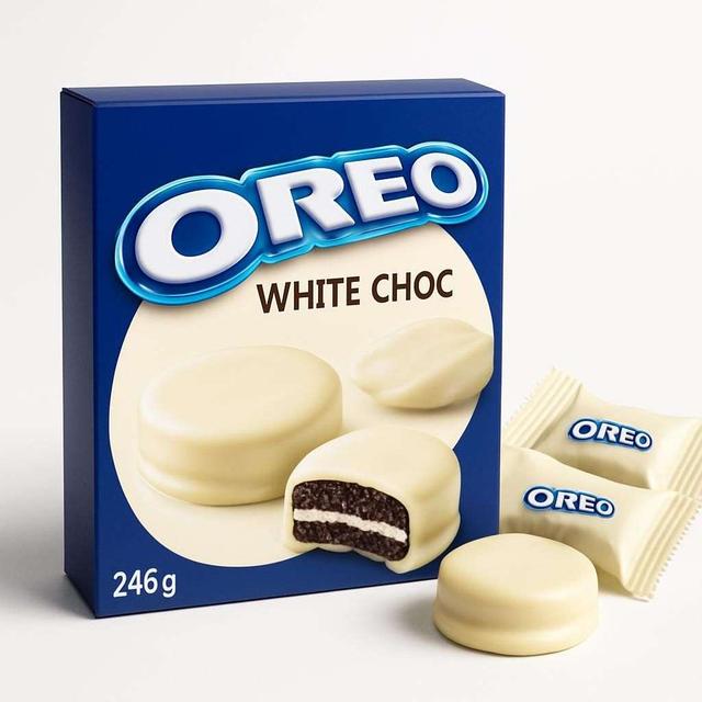 Oreo med vit choklad!