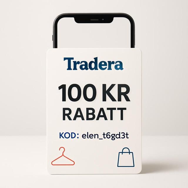 100 Kronor Rabatt på Tradera med koden elen_t6gd3t 