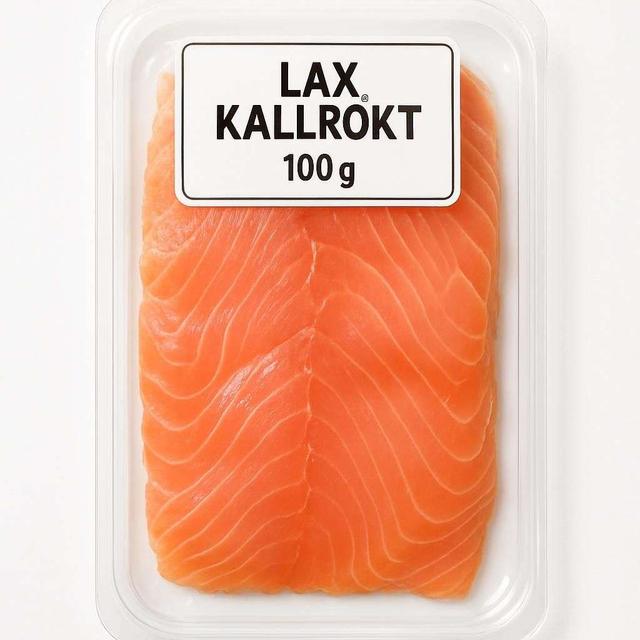 Lax, kallrökt. 100 g.