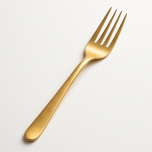 Diamond Serveringsgaffel 25 cm Guld