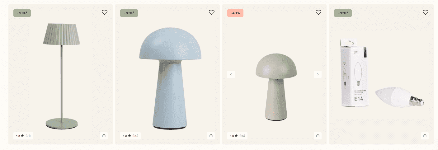 Lampor, belysning och moderna LED-lampor
