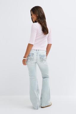 Iconic Twisted Blue Denim Jeans