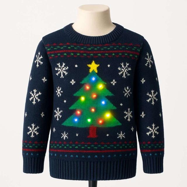 Happy Seasons LED Christmas Sweater Kids