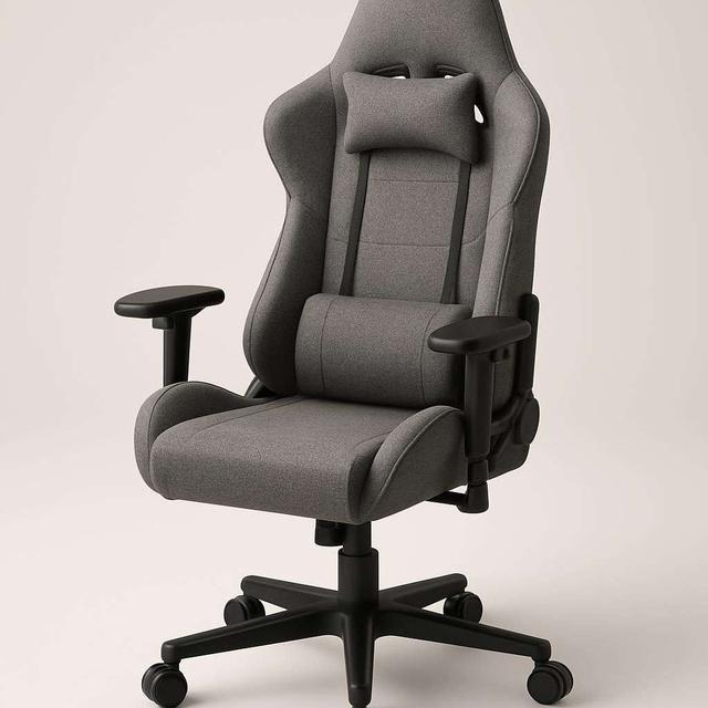 Dacota Gaming Falcon Fabric Stol Grå