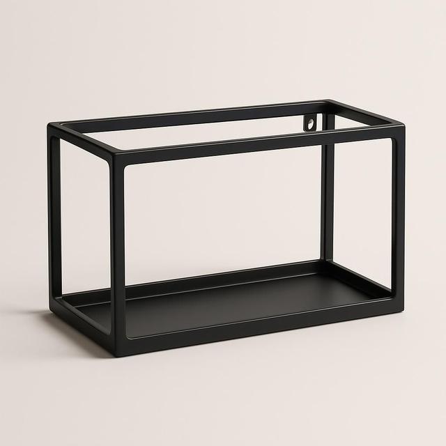 Bloomingville Rossaio Black Wall Shelf
