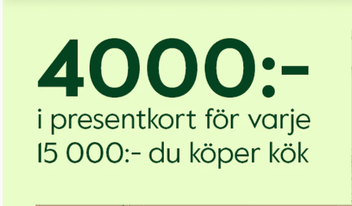 Kökskampanj för moderna köksprodukter och tillbehör