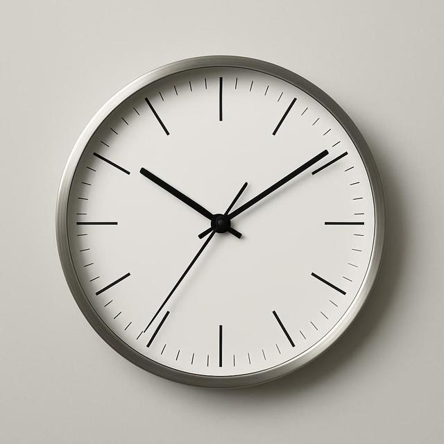 Elegant Modern Waiting Room Clock