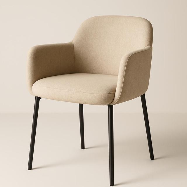 Andrarum Sawako Matstol med Armstöd Beige