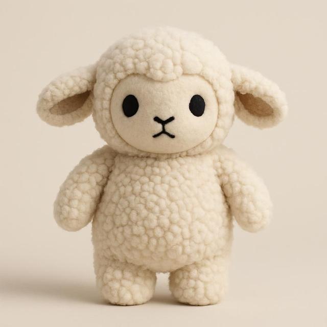 Nightmare Lamm Plyschleksak 30 cm Fluffig Gosedjur