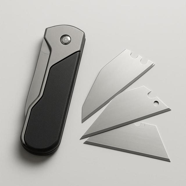Fällbar Mattkniv med 3 Blad ProMeister