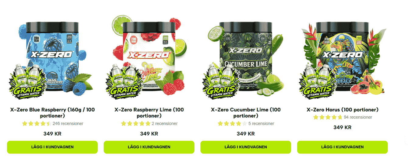 X-Zero Energy Premium Performance Formula