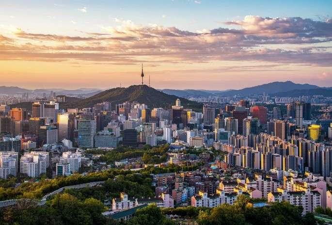Billig tur- och returresa till Seoul i Sydkorea