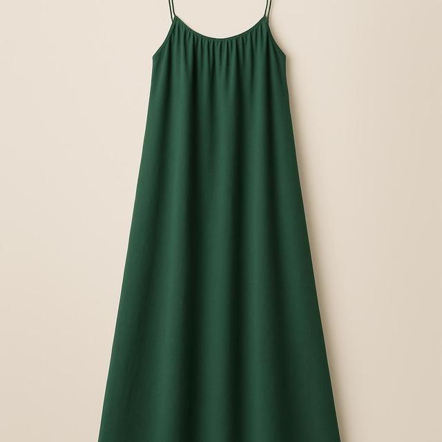 Vila Vimilina Strap Maxi Dress - Green Milieu