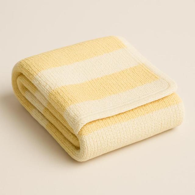 Mamma Mu och Kråkan Babyfilt Gul/Vit