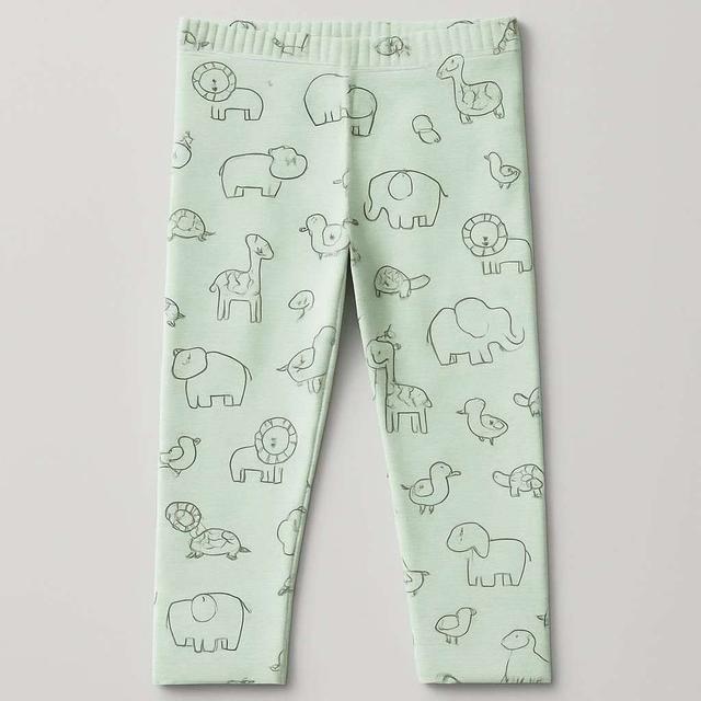 Mamma Mu & Kråkan Mint Leggings - Vit