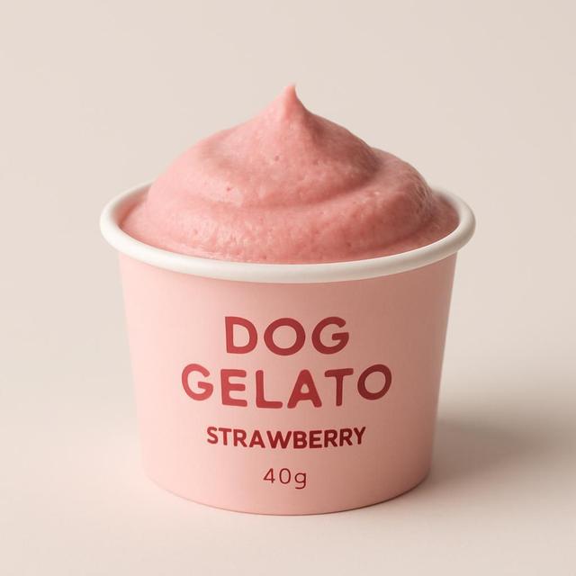 Fidovet Gelato Hundglass Jordgubb 40g