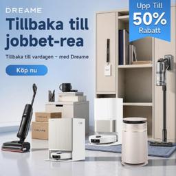 Upp till 50% rabatt i Back to Work-rean hos Dreame