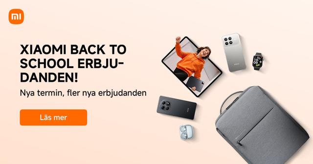 Upp till 3 500 kr rabatt plus 10% extra med kupong hos Xiaomi
