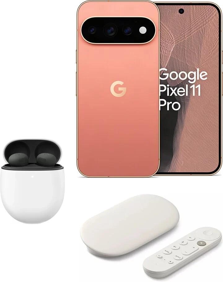 Google Pixel 11 Pro 256GB hos Webhallen: Buds Pro 2 + Google TV Streamer på köpet