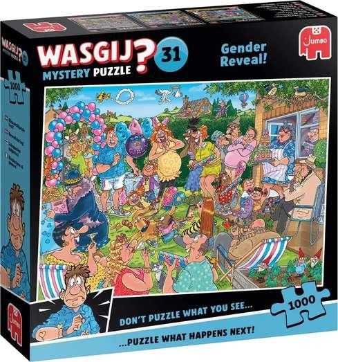 Amazon - Prisfel - Wasgij Mystery 31, Gender Reveal! - Pussel 1000 Bitar