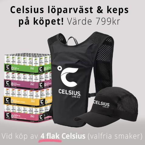 Få Celsius Running Vest + Cap på köpet!