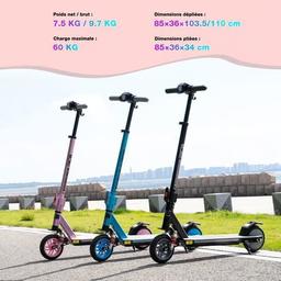 RCB R12 MAX Elektrisk sparkesykkel Svart