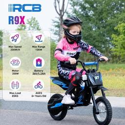 🏍️ RCB R9X elektrisk motorcykel för barn