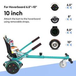 RCB Hoverboard med kart, Bluetooth och LED