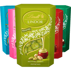 Skicka en Lindt Lindor-gåva via Mobila Presentkort för 90 kr