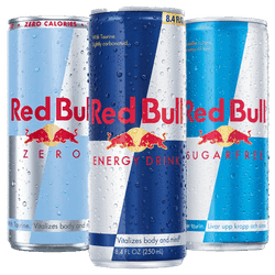 Skicka en Red Bull 250 ml via Mobila Presentkort för 25 kr