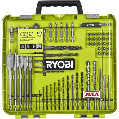 Ryobi borr- och bitssats 60 delar för 199 kr med JulaClub hos Jula