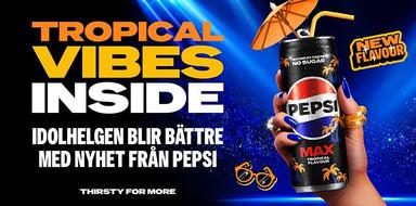 Få en gratis Pepsi MAX Tropical med kupong från Pepsi