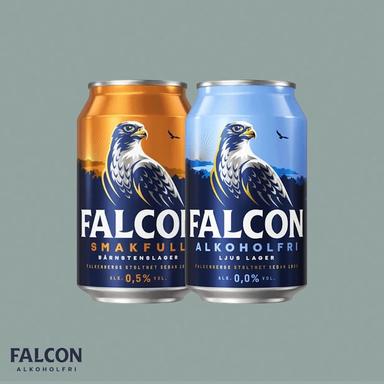 100% cashback på en burk Falcon 0,0 % eller Falcon Smakfull 0,5 % via Rabble