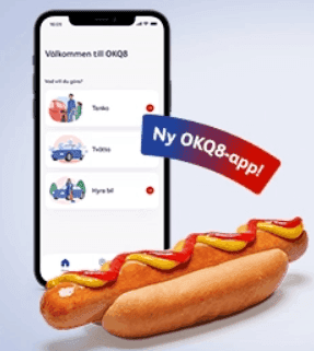 Gratis Korv för app nedladdning - OKQ8