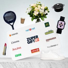 Zupergift - 6% på utvalda presentkort