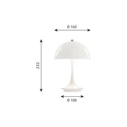 Panthella 160 Portable bordslampa Louis Poulsen