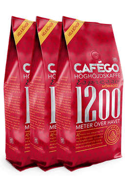 Espresso Förpackning 3 Pack(150) - Cafégo